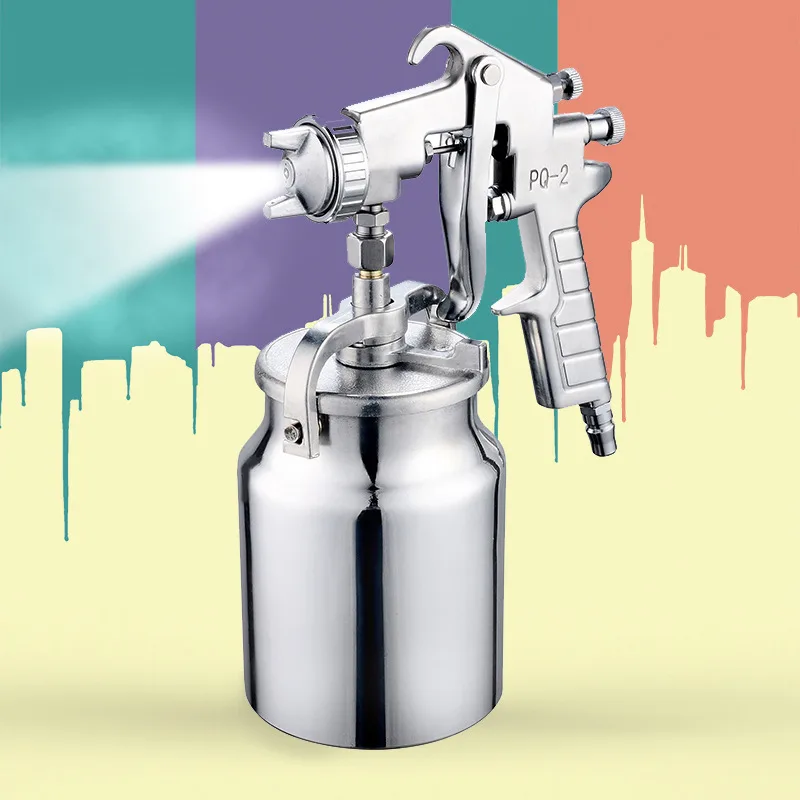 PQ-2 Pneumatic Spray Gun, Polished Finish, Paint & Coating Spraying