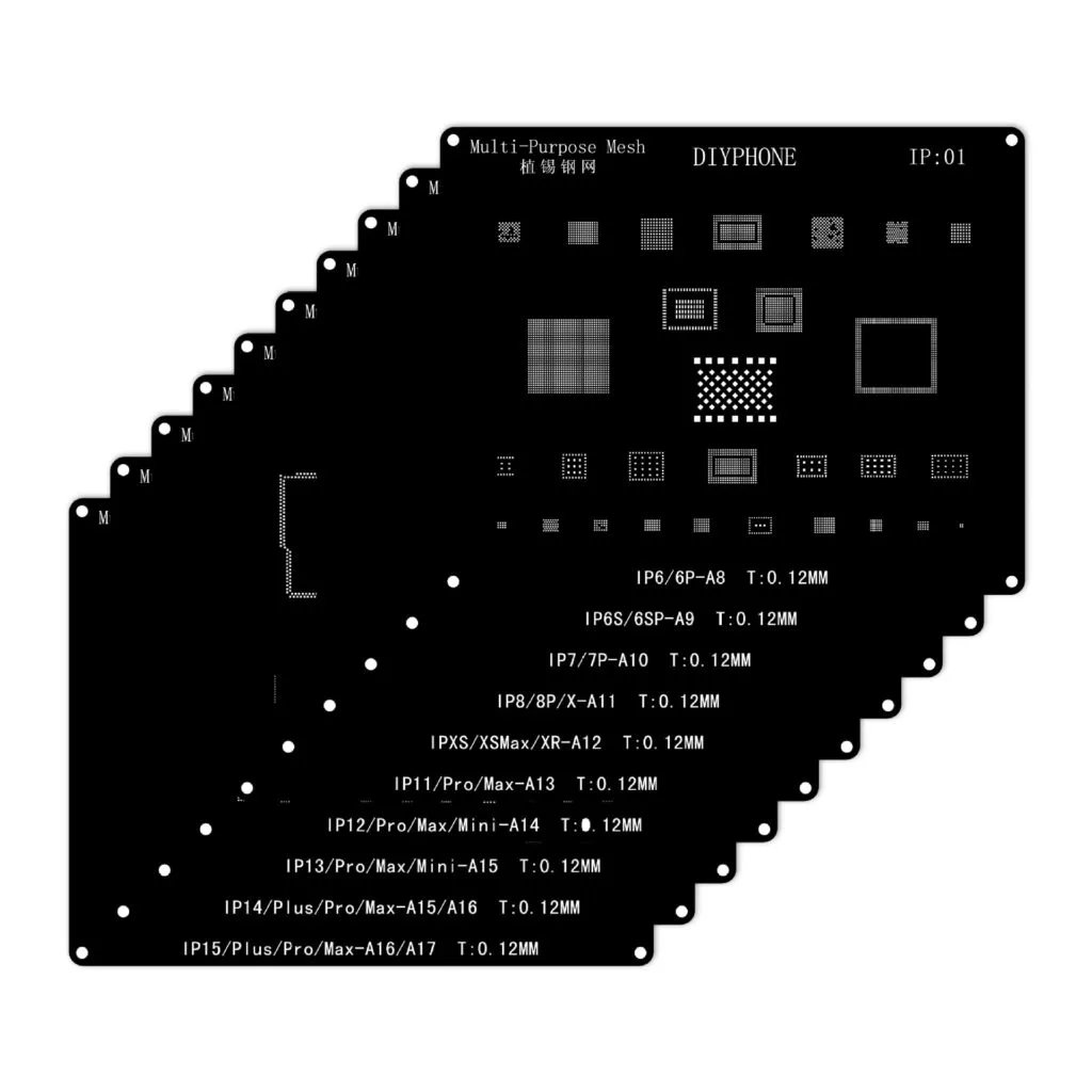 Precision Solder Stencil for Phone Repair