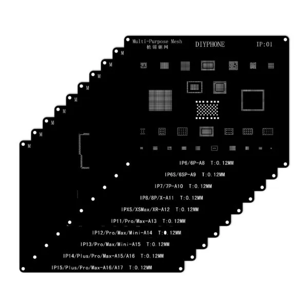 Precision Solder Stencil for Phone Repair
