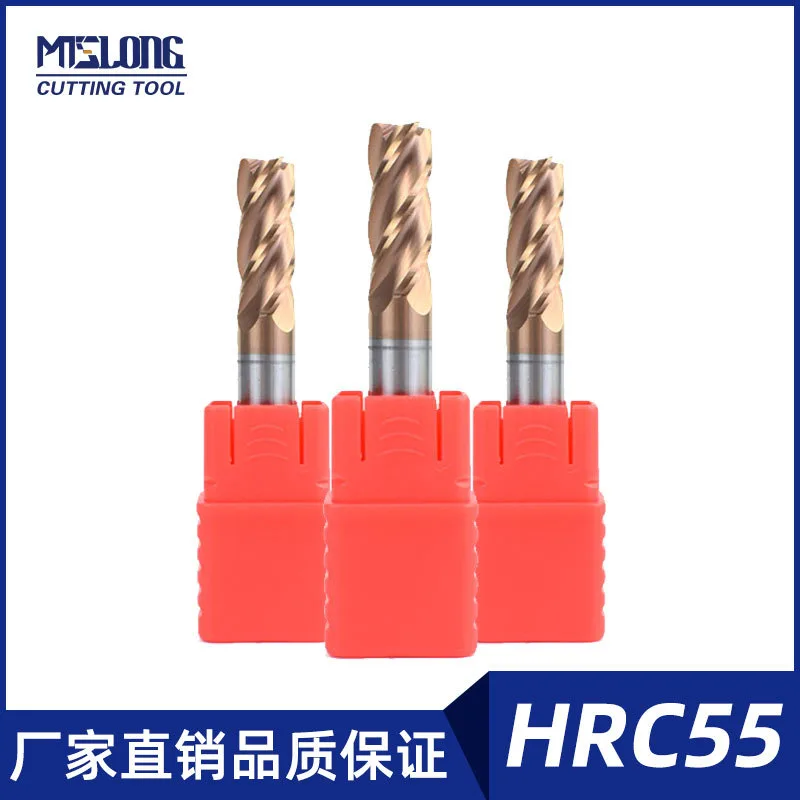 Straight Shank Carbide Corner Radius End Mill