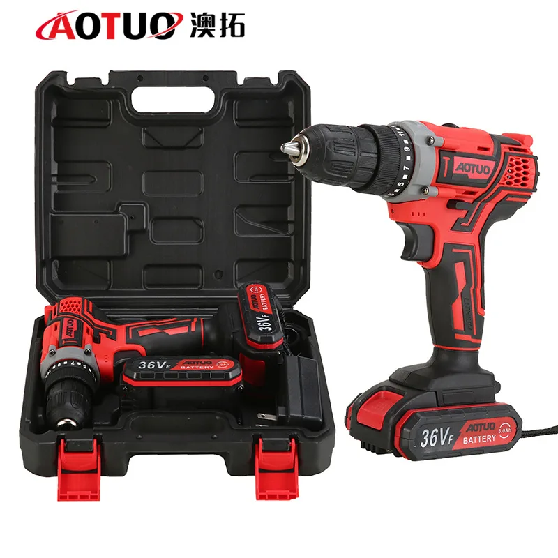 New Cross-border Rechargeable Lithium Battery Drill, Electric Hammer, Electric Screwdriver, 3 Options