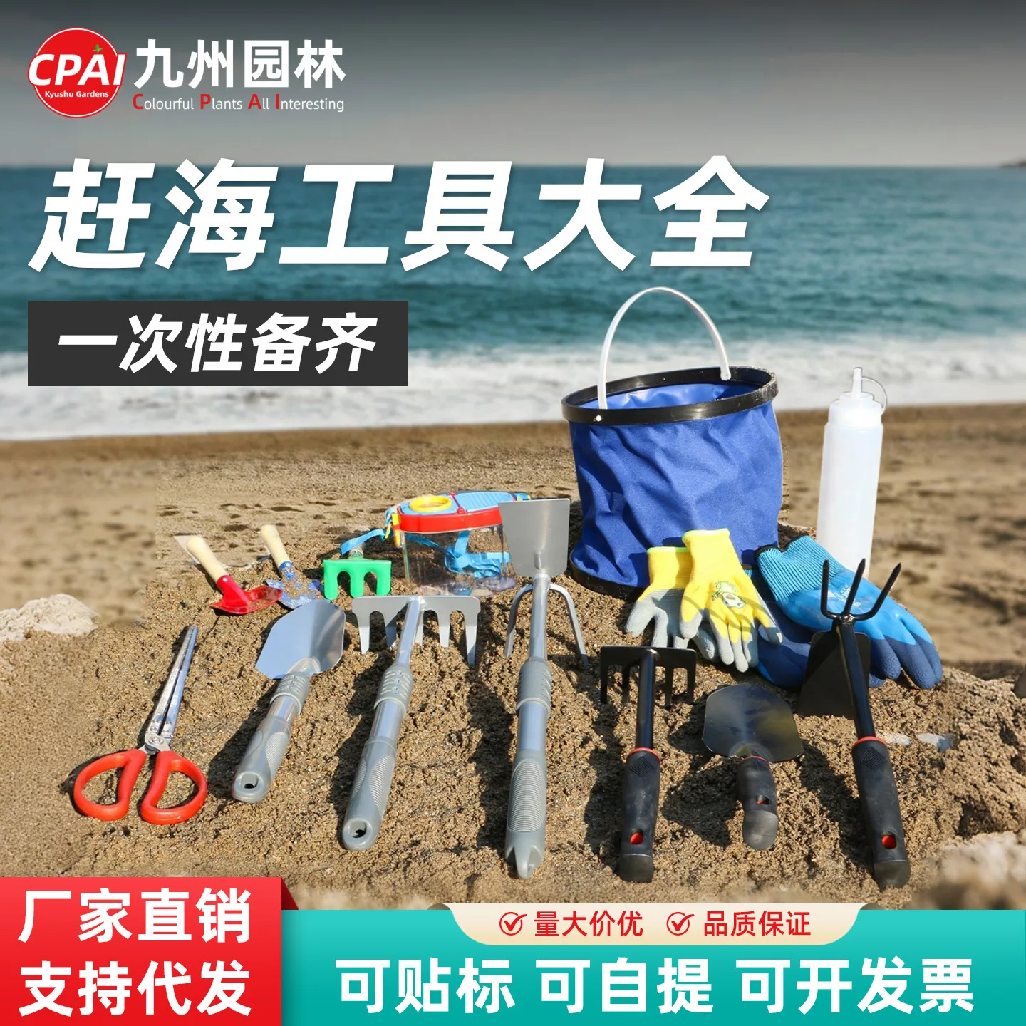 A Complete Set of Beachcombing Tools, 17 Options
