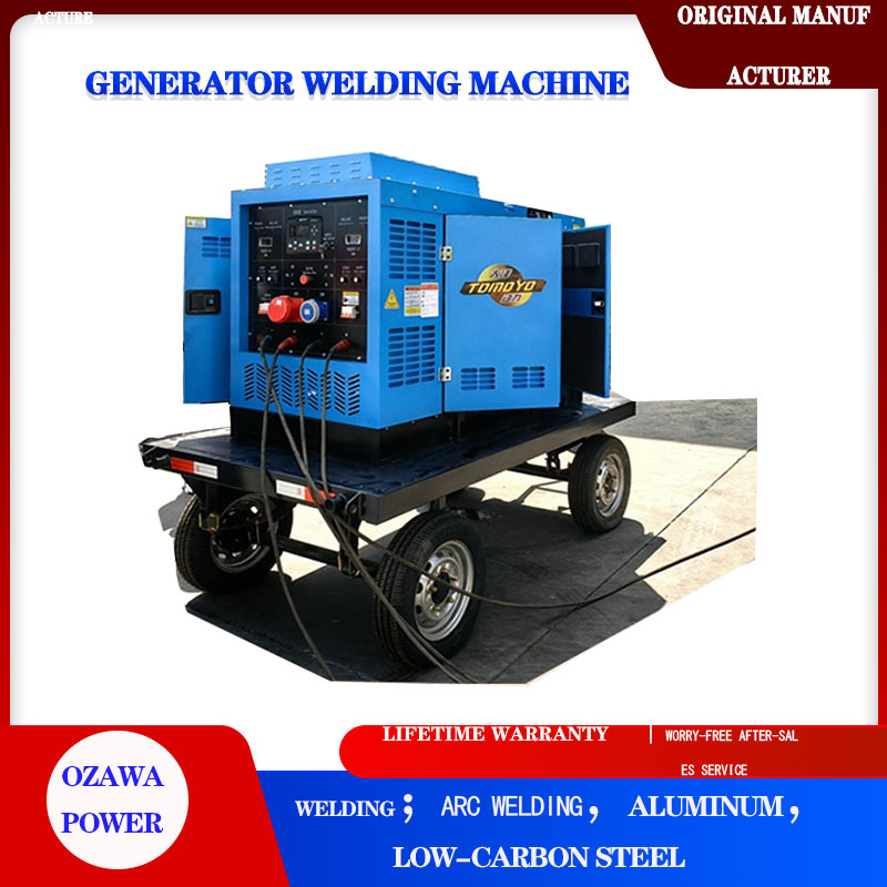 Dual-station 400A Generator Welding Machine for Outdoor Construction Pipeline Welding, 400, 2 Options