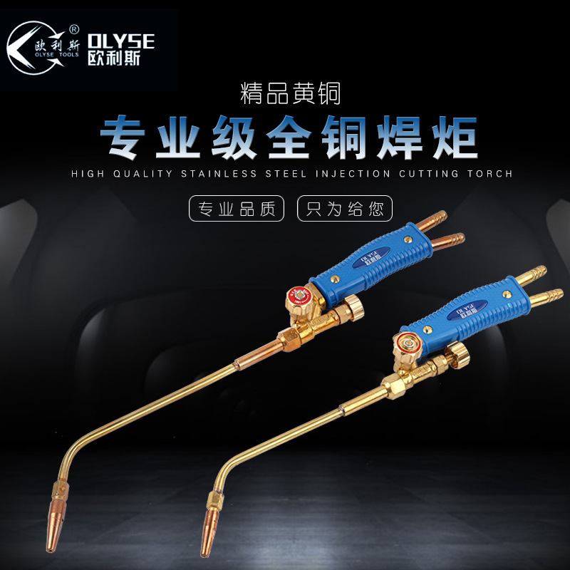 All-copper Welding Torch H01-2/6/12/20 Acetylene Propane Suction Type, 6 Options