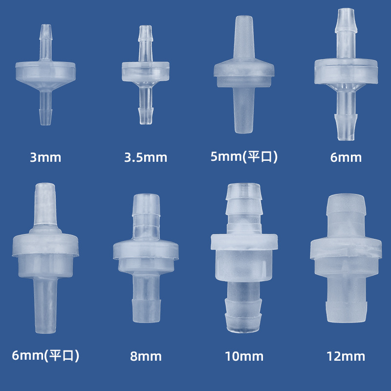 Plastic Check Valve, Non-return Valve, Gas and Liquid Backflow Prevention Valve, 10 Options